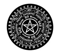 Tablero de péndulo | Gráficos de péndulo metafísico de Caucho - Tablero de péndulo de Brujas, decoración de sesión, Tablero del Espíritu , Kits de Brujas, Regalo de Brujas, Descubrir Secretos par