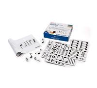 Tablero de pentagrama y notas Miniland 94120 en blanco y negro