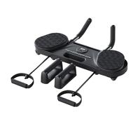 Tablero de Pilates, Entrenador de Abdominales y Core Multifuncional con Ruedas Inferiores Extraíbles, Máquina de Fitness para Entrenamiento Corporal Total Rutina Diaria, Rutina Diaria Gimnasio en Casa