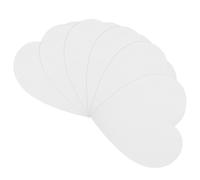 Tablero de Pintura en Forma de Corazón 6 Piezas de Madera | Absorción Buena de Pintura, Bordes Lisos y Transparentes, para Acrílico, Prácticas de Estudio y Manualidades