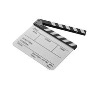Tablero de Plapper, Directores Tlapboard Clapboard 11.8 * 9.6 Pulgadas Película de Película Board con un Borrador de Pizarra y Bolígrafo para Películas TV TV Making Movie Tlapboard (#2) (#1)