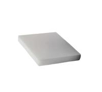 Tablero de plástico plano Lámina plana de nailon puro PA6 2 a 30 mm grosor, color negro, azul y bIanc0, great for manualidades(White,4x300x300mm)