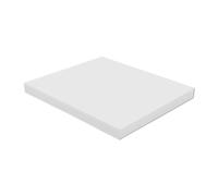 Tablero de plástico rígido de polipropileno A4 (6 mm, 8 mm y 10 mm), cuadrado blanco, for pecera, 1 unidad(100X100X3mm)