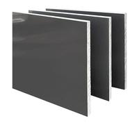 Tablero de Plástico UPVC, El Múltiplo Gris Del Tablero Sólido PVC Clasifica 4m M for Las Muestras De Publicidad(100mm x 150mm)
