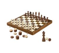 Tablero De Plegable Magnético De Madera Y Juego De Damas