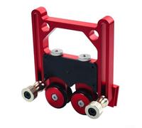 Tablero de plumas ajustable con guía de rodillo de rodamiento para sierra de mesa, sierra de cinta y sierra circular, accesorio de seguridad de aleación de aluminio para carpintería y corte