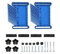 Tablero de plumas ajustable para aserrar mesa, enrutador, valla, sierra, herramientas de carpintería, accesorios de aumento de accesorios