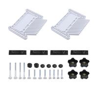 Tablero de plumas ajustable para aserrar mesa, enrutador, valla, sierra, herramientas de carpintería, accesorios de aumento de accesorios