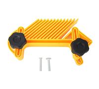 Tablero de plumas doble Recortadora Enrutador Tablero de carpintería Sierra de mesa Accesorio para máquina de grabado Tablero de plumas de plástico duradero de primera calidad