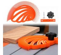Tablero de plumas para sierra de mesa, accesorios de mesa, tabla de guía de material ABS, para alimentación de madera controlada segura y resultados reproducibles