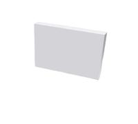 Tablero de polipropileno blanco, no tóxico for cortar alimentos de cerdo y frutas en la cocina, láminas de plástico PP de calidad alimentaria, 1 pieza(3x100x100mm)