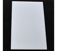 Tablero de polipropileno blanco, placa de láminas de plástico PP for bricolaje, espesor 3mm 8mm 10mm almohadilla perforadora de calidad alimentaria 1 ud.(3x100x100mm)