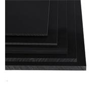 Tablero de polipropileno negro, láminas de plástico PP, espesor de placa: 3 mm - 20 mm(50x100x12mm 2Pcs)