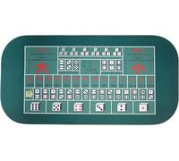 Tablero de póquer portátil, Tamaños múltiples de la Estera Verde disposición Tabla del póker con el Bolso Que Lleva(Large)