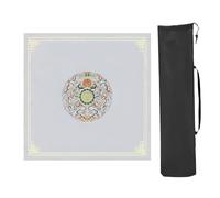 Tablero de póquer portátil, Tapete De Mesa Mahjong Y Poker Multicolor Varios Tamaños Paquete 2(Gris,60x60cm(23.62x23.62in))