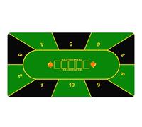 Tablero de póquer portátil, Tapete de póquer Texas Holdem Blackjack Multicolor 120x60cm 240x120cm(004,240*120CM)