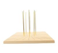 Tablero de Posicionamiento de Ganchillo para Tejer, Madera | Herramienta Auxiliar, Agujas de Posicionamiento Incluidas, Uso Personal y Profesional, Bloquea Varios Proyectos