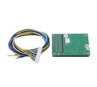 Tablero de protección de carga de batería de litio, 14S 48V 100A BMS PCB Balance Carga sobre descarga Carga Temperatura Protección 14 cuerdas Serie Proteja módulo
