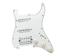 Tablero De Protección De Guitarra Eléctrica, Guitarra, Panel Simple, Doble, Con Línea De Captación Convertida En Un Conjunto Completo De Paneles Blancos