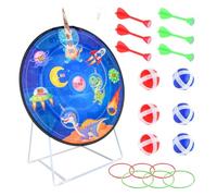 Tablero De Puntería Para Jóvenes: Gran Colección De Marca De Doble Cara Con Dardos Adhesivos, Ejercicios Deportivos Interactivos, Juego De Lanzamiento De Poliéster, Artículo Duradero Para Niños Y Adul