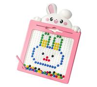 Tablero de Puntos magnéticos - Magnetic Drawing for Kids, Educational Dot Pad | Juguete de Aprendizaje Creativo con lápiz lápida, Tablero de Cuentas magnéticas para niños pequeños, ju