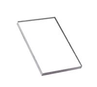 Tablero de PVC transparente, lámina de plástico duro de PVC, placa de plástico Rectangular, láminas de policarbonato transparente, delgada y rígida, 1 ud.(3MMX150X150MM)