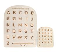 Tablero de rastreo del - Almohadilla de práctica de Madera, Tablero de rastreo del de Madera, Almohadilla de Aprendizaje de práctica de Escritura | Adecuado para educación Infantil,