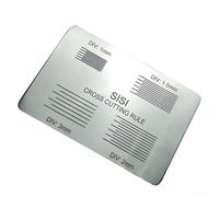 Tablero de rejilla cruzada, probador de arañazos de acero inoxidable de 120 x 80 mm para pruebas de adherencia de revestimiento, herramienta de prueba portátil para entusiastas del bricolaje