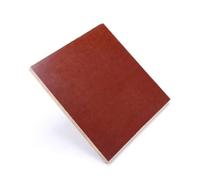 Tablero de resina fenólica Hoja de baquelita fenólica roja, tablero madera laminada compuesta, placa tela eléctrica, laminado resina, 1 ud(2x100x100mm)