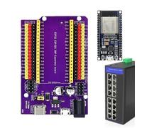 Tablero de ruptura, Tablero de Desarrollo | Módulo ESP32S de Placa de Desarrollo portátil de 38 Pines,Placa de conexión ESP32, Placa de expansión inalámb WiFi Multifuncional para