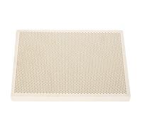 Tablero de soldadura de panal cerámica, 5,31 * 3,74 * 0,51 pulgadas Panel panal soldadura Placa calefactora ignífuga Calentador Herramientas combustión Reemplazo fabricación joyas