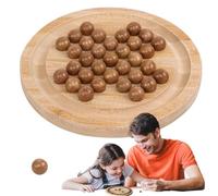 Tablero de Solo, Juego de Perlas de Madera para Les - Juego de para Solteros para la Capacidad del Cerebro - TEASERS Brain Portable Toy