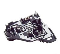 Tablero de soporte de luz trasera derecha ABS negro, apto para BMW X1 F48 2015-2022, accesorio de repuesto directo para coche