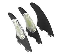 Tablero de surf aletas sólidas para la tabla de paletas de surf, 3pcs Stand Up Paddle Fin Accessory