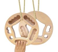 Tablero de Suspensión para Escalada | Fortalecedor de Agarre Manual en Madera - Tabla De Dedos Para Escalada - Para Ejercicios De Brazos Entrenamiento De Dominadas En Interior