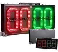 Tablero de sustitución de fútbol LED de 60 cm, pantalla digital recargable para uso en partidos y entrenamiento