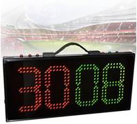 Tablero de sustitución LED portátil, pantalla electrónica para árbitros de fútbol y fútbol, tablero de cambio de jugador de una sola cara para partidos