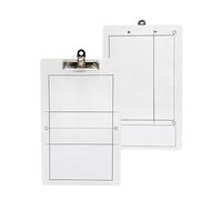 Tablero de tácticas de voleibol de doble cara, portapapeles de voleibol para entrenadores, para colgar, con bolígrafo borrable, para planificación estratégica