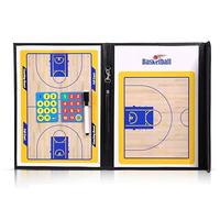 Tablero de tácticas para entrenadores, Tablero magnético de tácticas de fútbol y baloncesto con piezas de ajedrez y marcador(Basketball)
