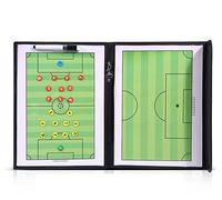 Tablero de tácticas para entrenadores, Tablero magnético de tácticas de fútbol y baloncesto con piezas de ajedrez y marcador(Football)