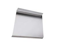 Tablero de trabajo de cocina de acero inoxidable sanitario y duradero, bordes curvos que evitan desorden, tablero de cocina multiusos