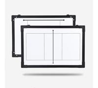Tablero de Voleibol de Borrado en Seco for Entrenamiento, Pizarras Blancas de Voleibol de 2 Caras for Estrategias, Técnicas y Juegos