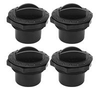 Tablero deflector de ventilación, Deflector de aire universal silencioso con orificio de 60mm, 4 unidades en ABS para mejorar el flujo de aire en RV, yates y vehículos