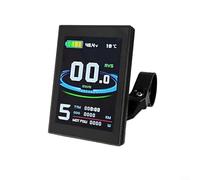 Tablero digital LCD para Ebike KT-LCD8S, 24V a 48V, interfaz fácil de usar con unidades ajustables KM/millas, velocidad media superior y en tiempo real, diagnóstico de fallos integrado