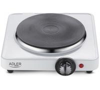 Adler Cocina Eléctrica 1 Quemador 1500W Blanca
