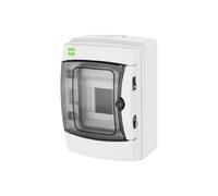 Tablero eléctrico - ELEKTRO-PLAST NASIELSK - GALANT PLUS RN 1/4 IP65 - 4 módulos - puerta transparente - N+PE