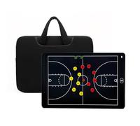 Tablero Electrónico De Entrenamiento De Baloncesto, Pizarra Futbol Entrenador, con Bolígrafo de Inducción y Bolsa, Borrado o Bloqueo con un Solo Clic, para Entrenamiento Práctico(Basketball)