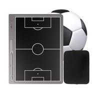 Tablero Electrónico de Entrenamiento de Fútbol, Tablero de Tácticas de Fútbol, con Lápiz óptico y Bolsa de Almacenamiento, Función de Borrado o Bloqueo con un Solo Clic(Large)