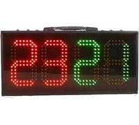 Tablero electrónico LED de sustitución de fútbol, panel de visualización de números de fútbol recargable de un solo lado - Equipo de juego de entrenamiento portátil para entrenadores y árbitros