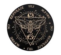 Tablero Espíritu Adivinación,Tablas Metafísicas con Letras Plancheta Mensajera De Madera - Juego Elemento Decorativo Espiritual Familiar para Principiantes